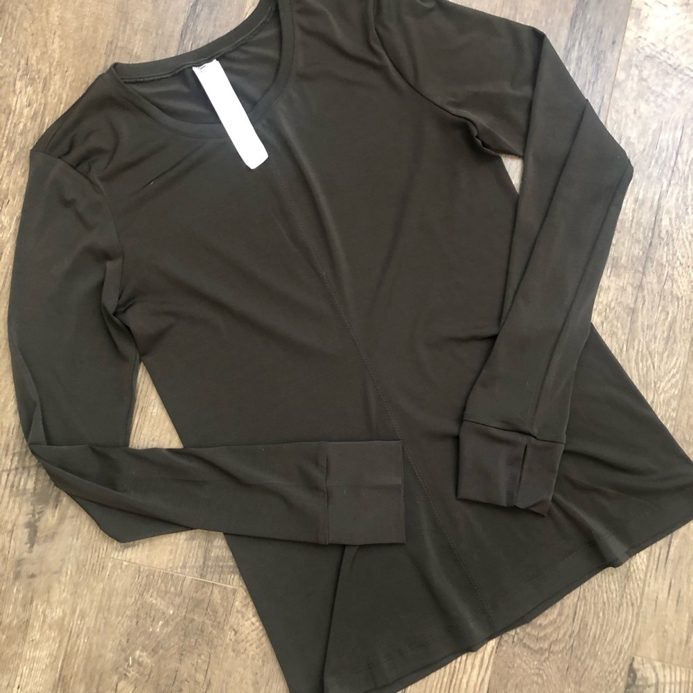 Fabletics Aria Scoop Neck Long Sleeve Tee